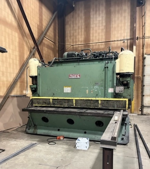 3/4”X 12’ Pacific 500R12 Hydraulic Power Squaring Shear 